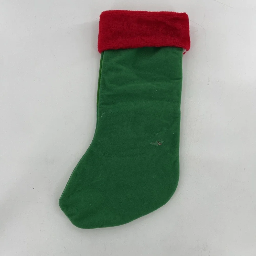 Vintage Felt Kurt Adler Christmas Stocking Peanuts Charlie Brown Snoopy Applique
